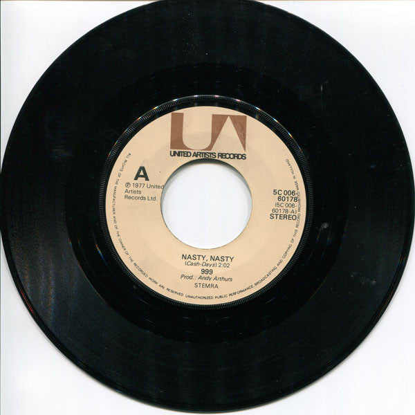 999 : Nasty, Nasty (7",45 RPM,Single)