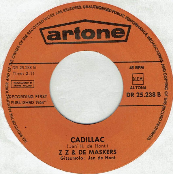 ZZ En De Maskers : Spanish Tears (7",45 RPM,Single)