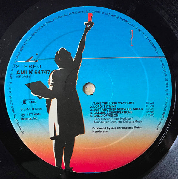 Supertramp : Breakfast In America (LP,Album,Stereo)