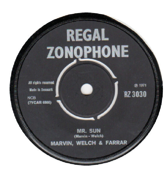 Marvin, Welch & Farrar : Faithful (7",45 RPM)