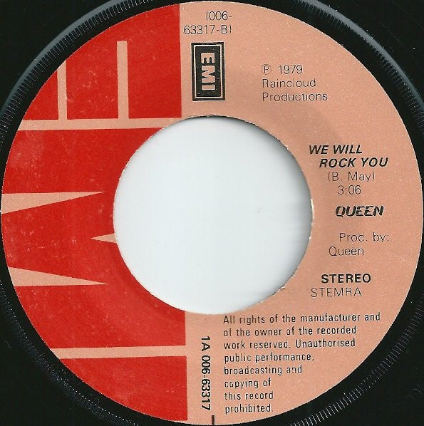 Queen : Crazy Little Thing Called Love (7",Single,45 RPM,Stereo)