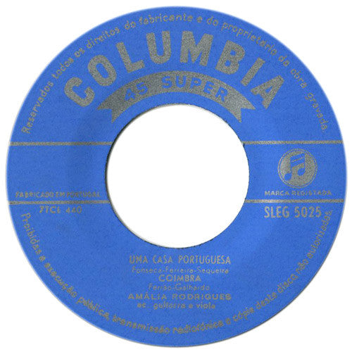 Amália Rodrigues : Amália The Beautiful (Famous Songs From Portugal) (7",45 RPM,EP)