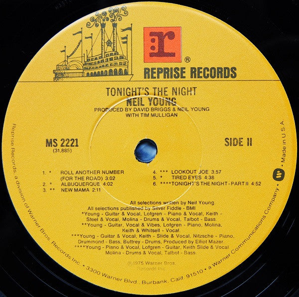 Neil Young : Tonight's The Night (LP,Album)