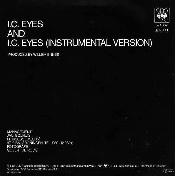 Fox The Fox : I.C. Eyes (7",45 RPM,Single)