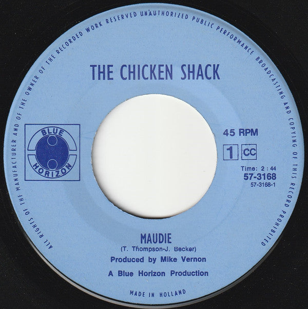Chicken Shack : Maudie (7",45 RPM,Single)