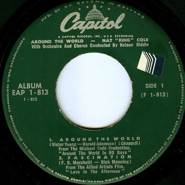 Nat King Cole With  Nelson Riddle : Around The World (7",45 RPM,EP)