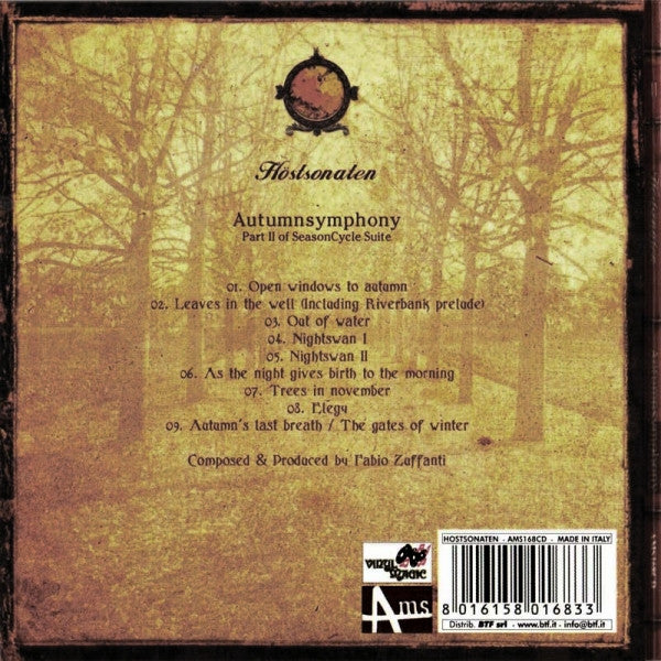 Hostsonaten : Autumnsymphony (Part II Of SeasonCycle Suite) (Album)
