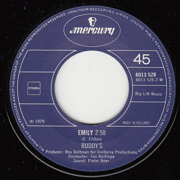 De Buddy's : Going Up Getting Down (7",45 RPM,Single,Stereo)