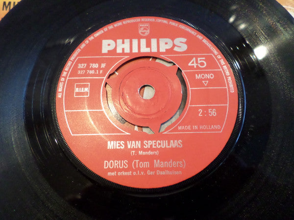Dorus : Mies Van Speculaas / 'n Rijke Goser (7",45 RPM,Single,Mono)