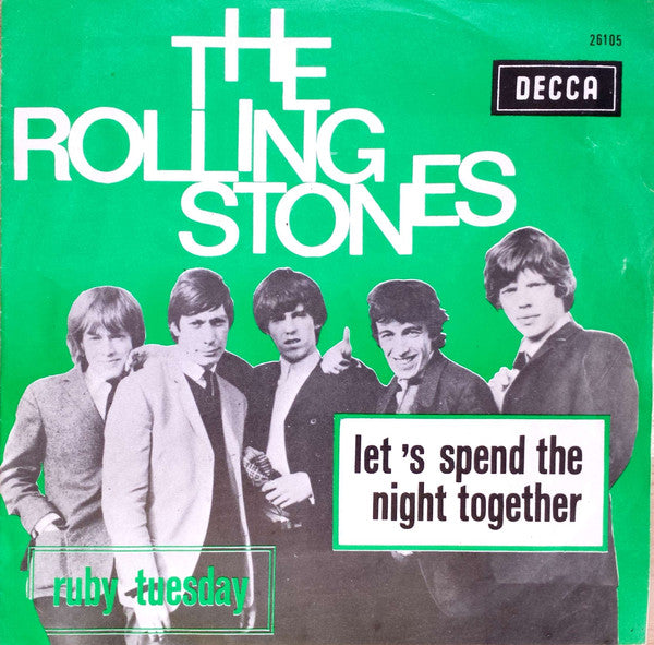 Rolling Stones, The : Let's Spend The Night Together / Ruby Tuesday (7",Single)