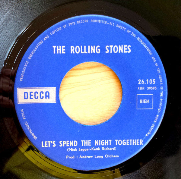 Rolling Stones, The : Let's Spend The Night Together / Ruby Tuesday (7",Single)