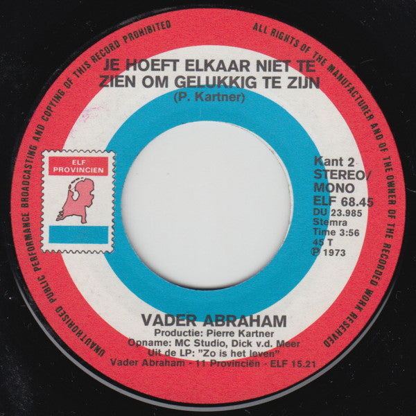 Vader Abraham : Kinderogen (7",45 RPM,Single)