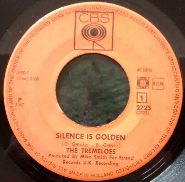 Tremeloes, The : Silence Is Golden (7",45 RPM,Single)