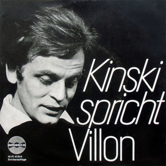 Klaus Kinski Spricht François Villon : Kinski Spricht Villon (7",EP)