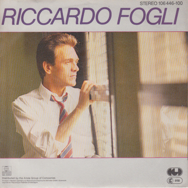 Riccardo Fogli : Torna A Sorridere (7",Single,45 RPM)