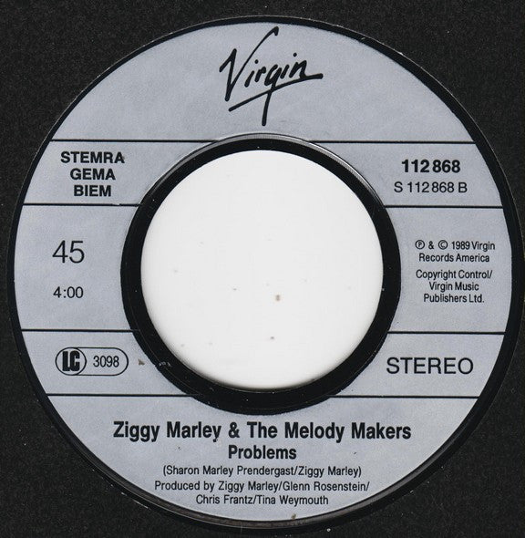 Ziggy Marley And The Melody Makers : One Bright Day (7",45 RPM,Single,Stereo)