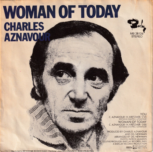Charles Aznavour : You (7",45 RPM,Single,Stereo)
