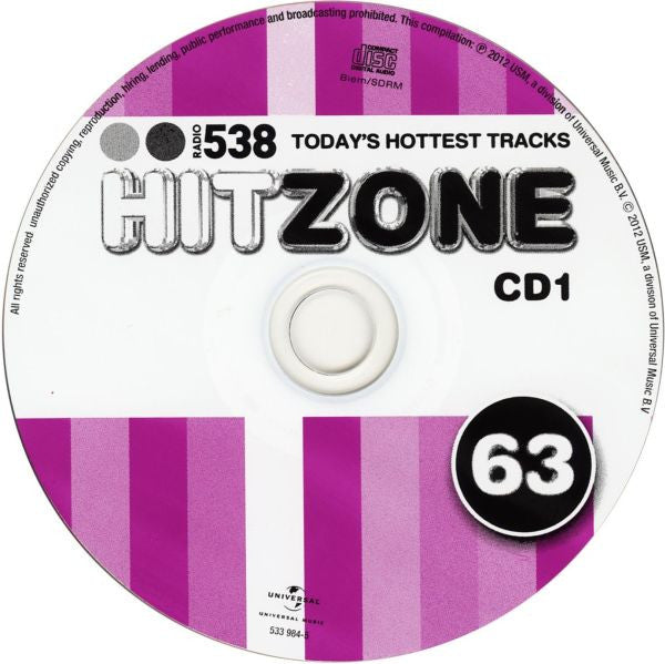 Various : Radio 538 Hitzone 63 (Compilation)