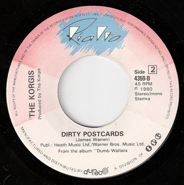 Korgis, The : Everybody's Got To Learn Sometime (7",Single,45 RPM)