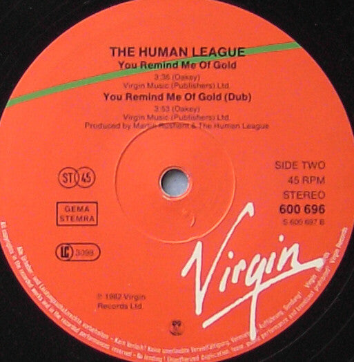 Human League, The : Mirror Man (12",45 RPM,Single,Stereo)