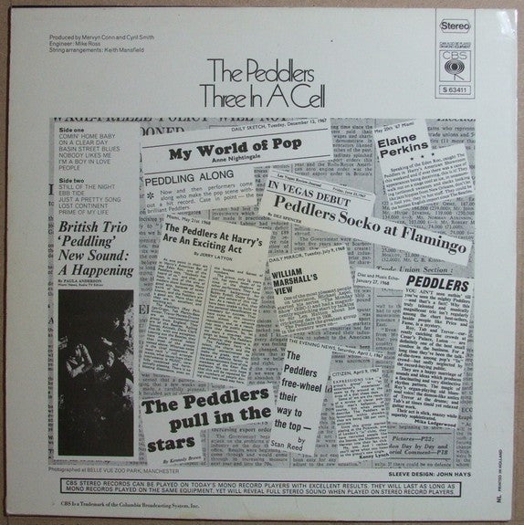 Peddlers, The : Three In A Cell (LP)