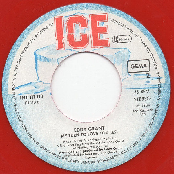 Eddy Grant : Romancing The Stone (7",45 RPM,Single)