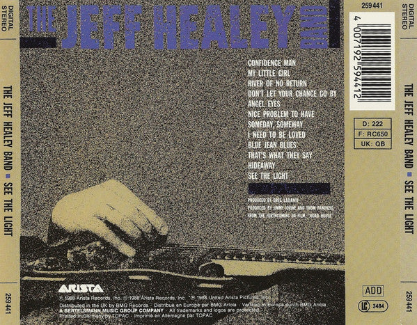 Jeff Healey Band, The : See The Light (Album)