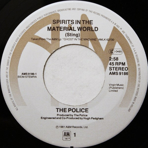 Police, The : Spirits In The Material World (7",45 RPM,Single)