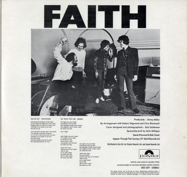 Blind Faith (2) : Blind Faith (LP,Album,Stereo)