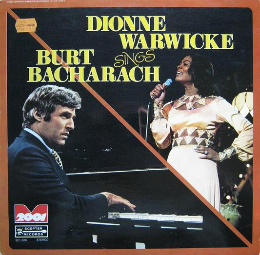 Dionne Warwick : Dionne Warwicke Sings Burt Bacharach (LP,Compilation,Stereo)