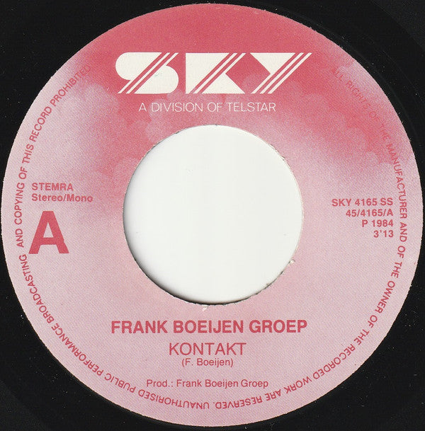 Frank Boeijen Groep : Kontakt (7",45 RPM,Single,Stereo)