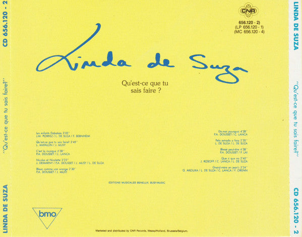 Linda De Suza : Qu'est-ce Que Tu Sais Faire ()