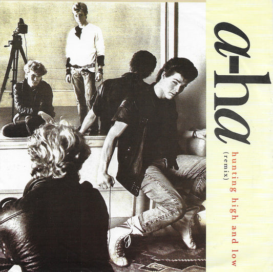 a-ha : Hunting High And Low (Remix) (7",45 RPM,Single,Stereo)