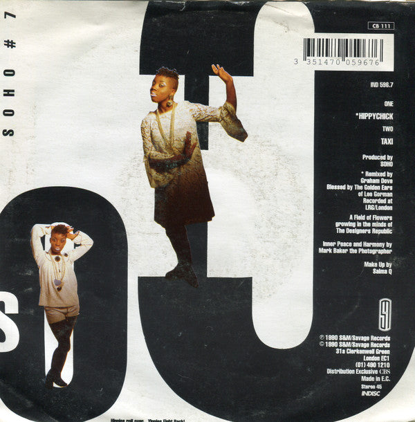 Soho (2) : Hippychick (7",45 RPM,Single)