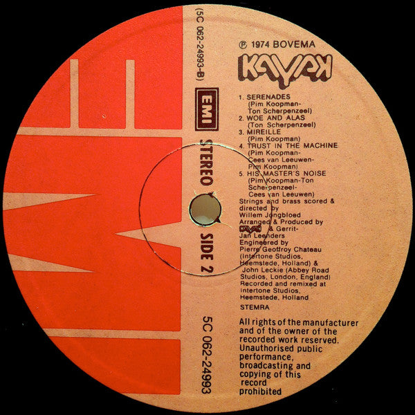 Kayak : Kayak (LP,Album)