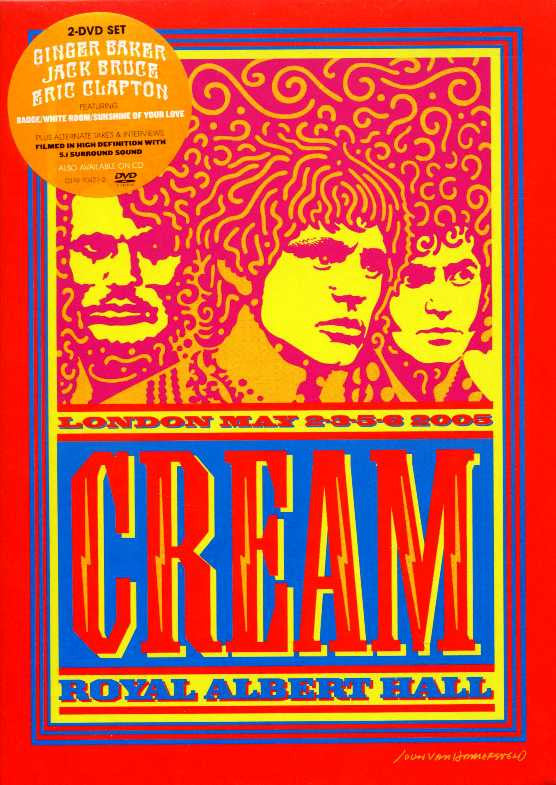 Cream (2) : Royal Albert Hall - London - May 2-3-5-6 05 (DVD-Video,Copy Protected,Multichannel,PAL)