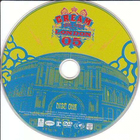 Cream (2) : Royal Albert Hall - London - May 2-3-5-6 05 (DVD-Video,Copy Protected,Multichannel,PAL)