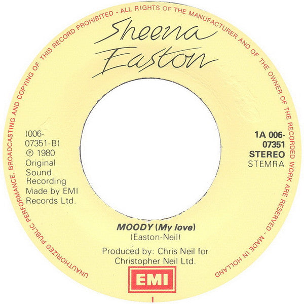 Sheena Easton : Morning Train (7",Single,45 RPM)