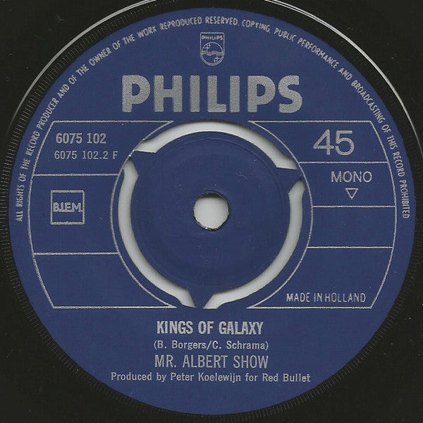 Mr. Albert Show : Wild Sensation / Kings Of Galaxy (7",45 RPM,Single,Mono)