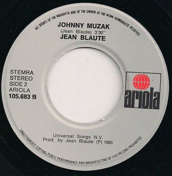 Jean Blaute : Bananen (7",45 RPM,Single,Stereo)