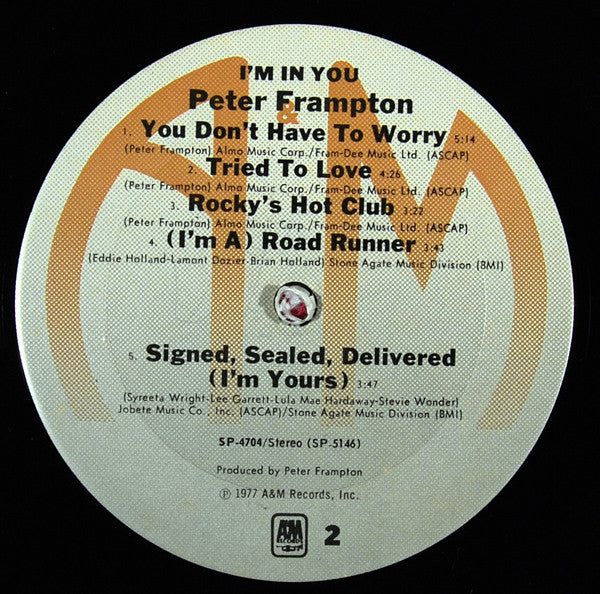 Peter Frampton : I'm In You (LP,Album,Stereo)