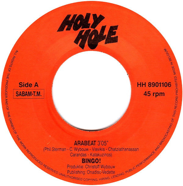 Bingo! Featuring Serge Gobin : Arabeat (7",45 RPM,Single)