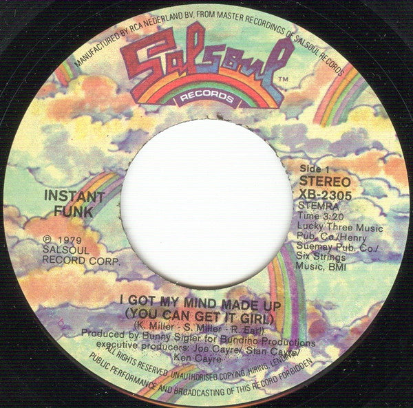 Instant Funk : I Got My Mind Made Up (You Can Get It Girl)  (7",45 RPM,Single)