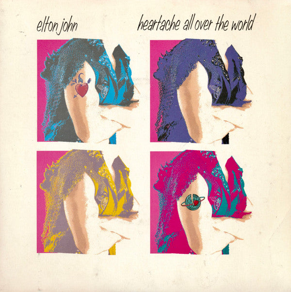 Elton John : Heartache All Over The World (7",45 RPM,Single)