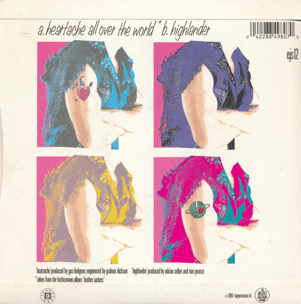 Elton John : Heartache All Over The World (7",45 RPM,Single)