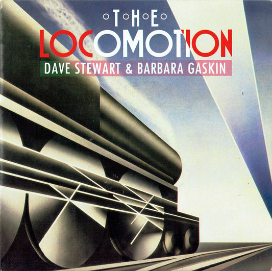Dave Stewart & Barbara Gaskin : The Locomotion (7",45 RPM,Single)