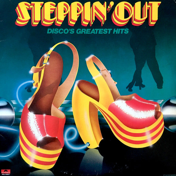 Various : Steppin' Out - Disco's Greatest Hits (LP,Compilation,Mixed)