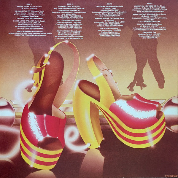 Various : Steppin' Out - Disco's Greatest Hits (LP,Compilation,Mixed)