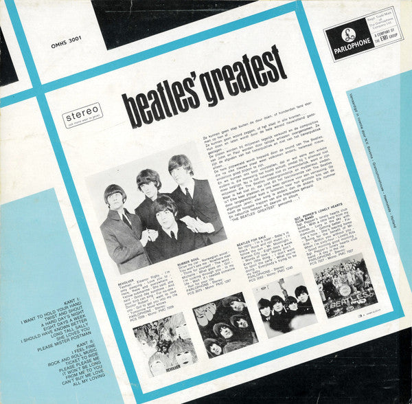 Beatles, The : Beatles' Greatest (LP,Compilation,Reissue,Stereo,Mono)