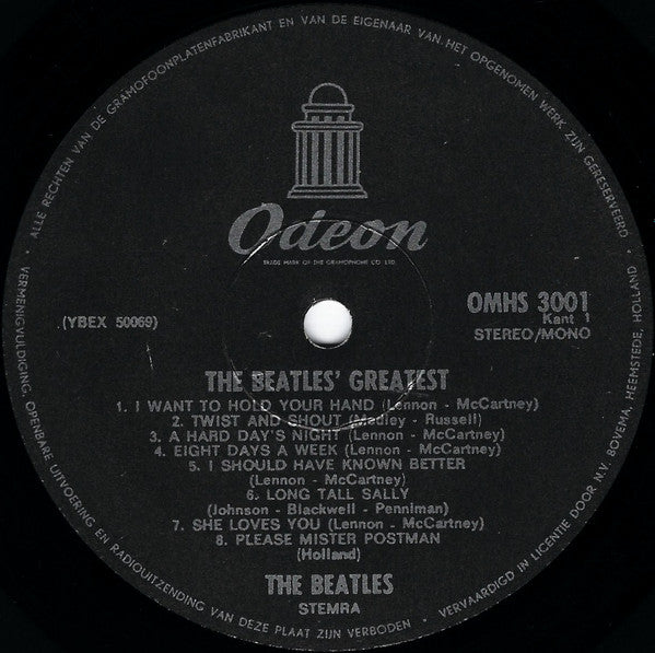 Beatles, The : Beatles' Greatest (LP,Compilation,Reissue,Stereo,Mono)